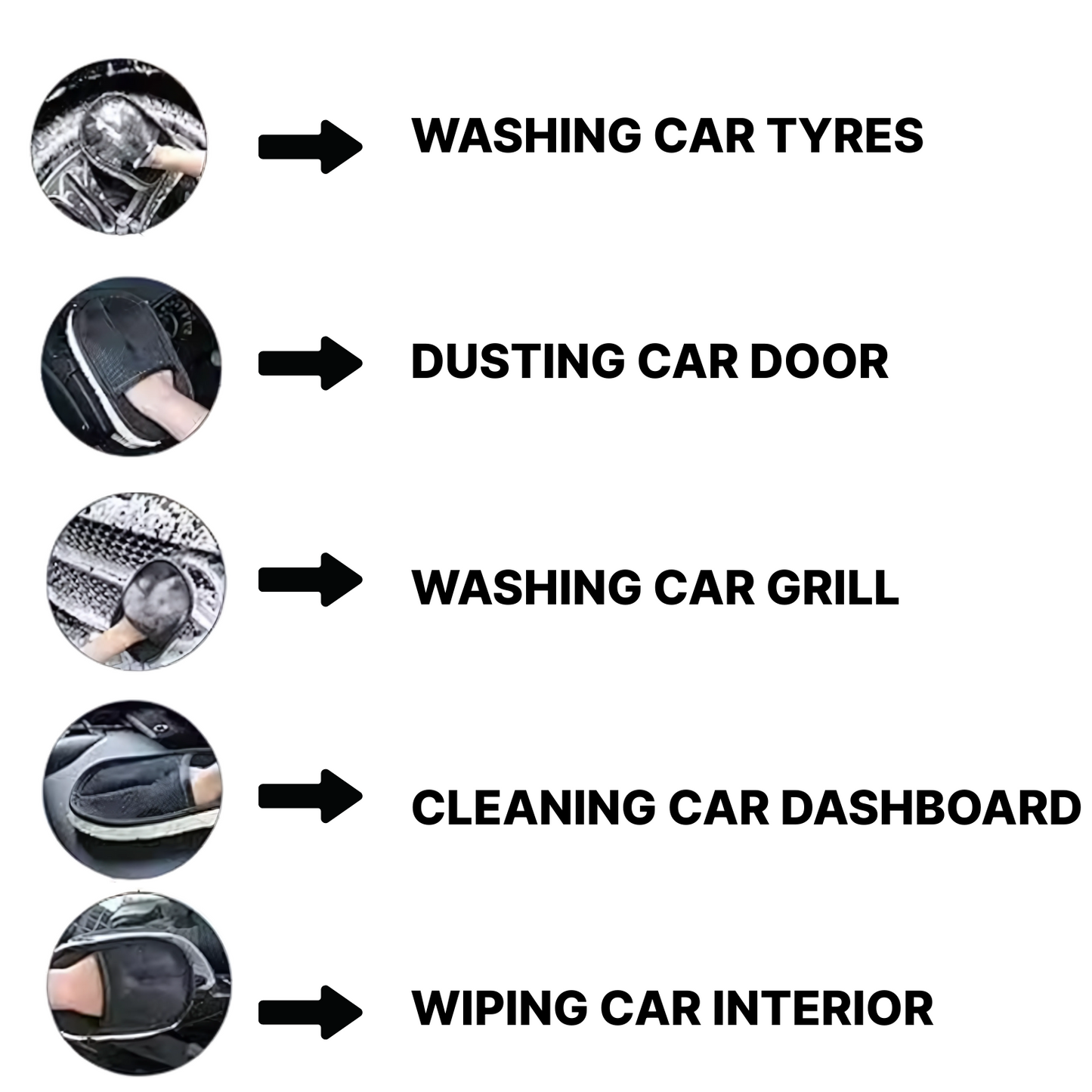 Microfiber Car Cleaning Glove