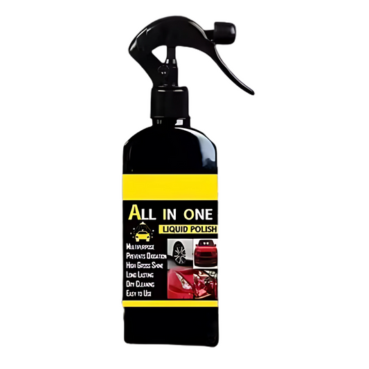 All In One Liquid Polish (250ml) – Car, Bike, Dashboard & Interior Polish | High Gloss | Long Lasting