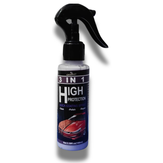 All In One Liquid Polish – Car, Dashboard, Bike, Interior, High Gloss, Long-Lasting Spray (100ml)